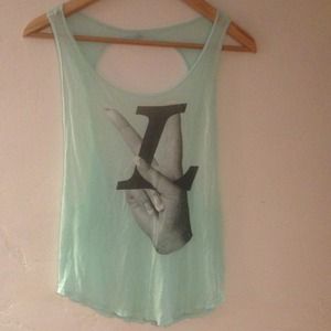 TRADED***** LV tank top OPEN BACK