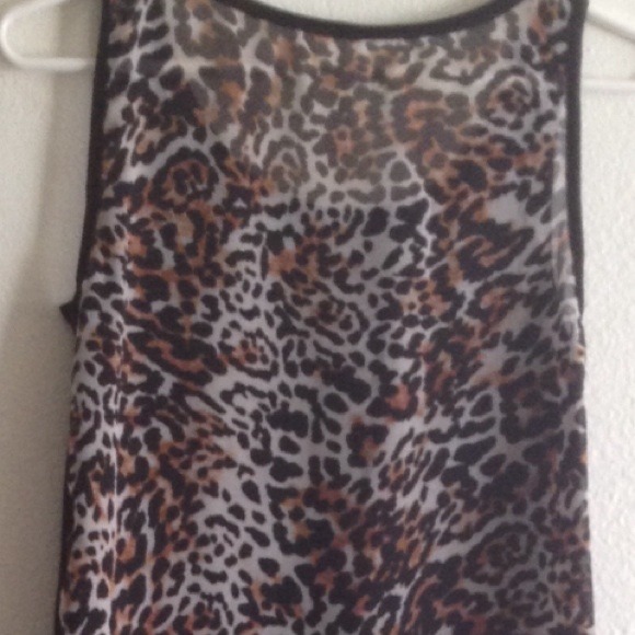 💛Black, Gold, & Leopard High Low Top💛 - Picture 3 of 4