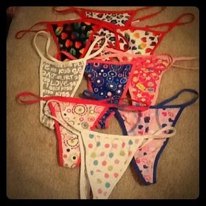 Bundle of 9 Thongs for $10