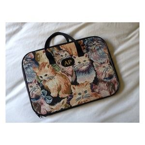 🔴Sold🔴vtg Kitty laptop bag😻