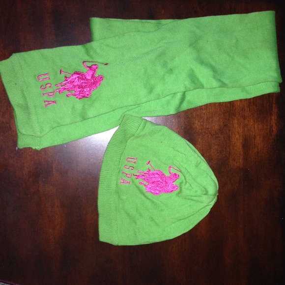 USPA Hat and Scarf COMBO NEW WITHOUT TAGS!!!!! - Picture 1 of 3
