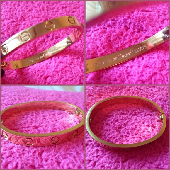 SOLD!! LOVE cartier bracelet - Picture 1 of 4