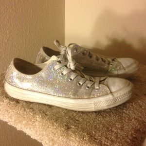 Used Glitter Converse. Make offer!
