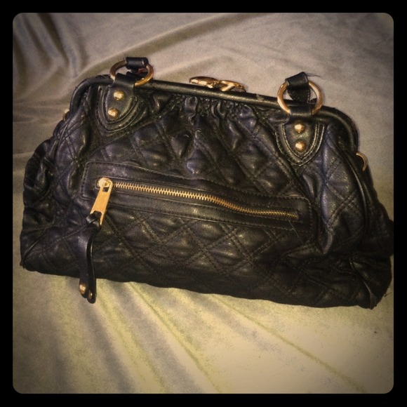 💎Black leather padded Purse! Good condition!!