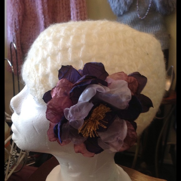 Pin up hair flower