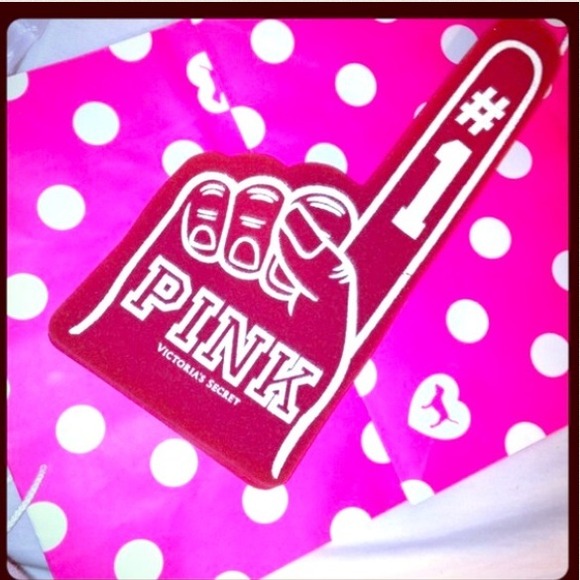 Last vs pink foam finger for now