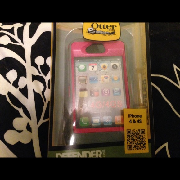 Otter box for iphone4/4s pink/grey new! 100% real