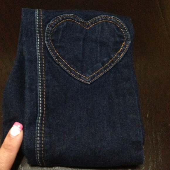 Little girl stretchy jeans