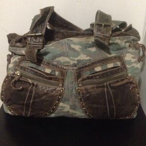 Bundle Camo Oversized Purse and Levi's purse