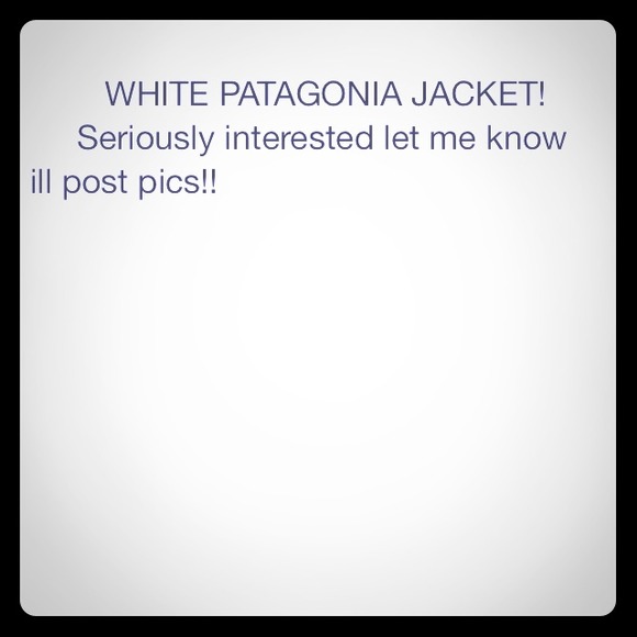 New White Patagonia jacket!!