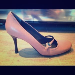 Pink Mary Jane pumps