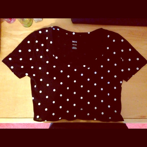 BDG POLKA DOT CROP TOP