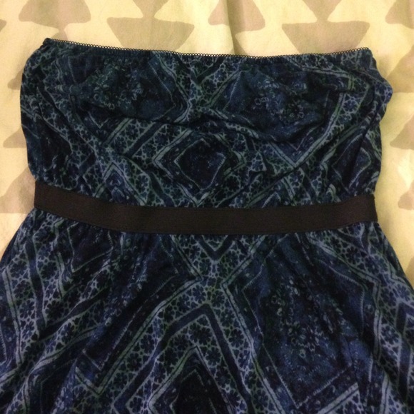Urban Outfitters blue strapless maxi 💋 - Picture 3 of 3
