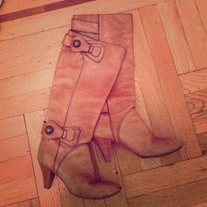 REDUCED! Miss Sixty tan leather boots size 7