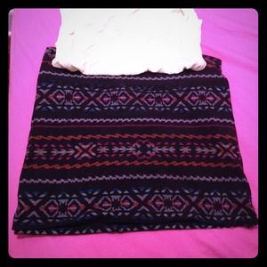 Tribal print skirt