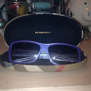 Women's Burberry sunglasses purple