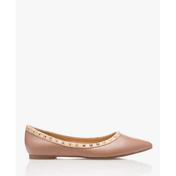 Forever 21 Shoes - NEW Studded Nude Flats