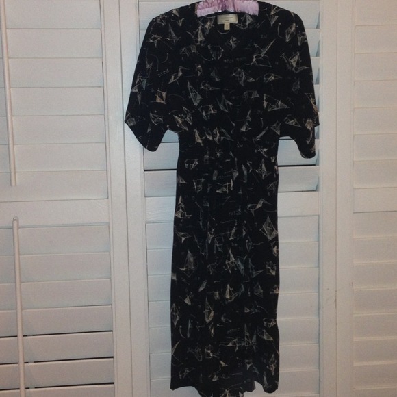 Anthropologie black dress