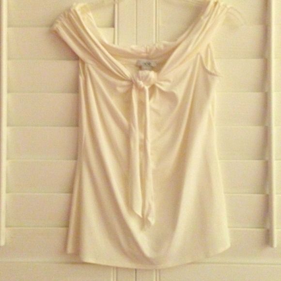 Cache white cotton shirt