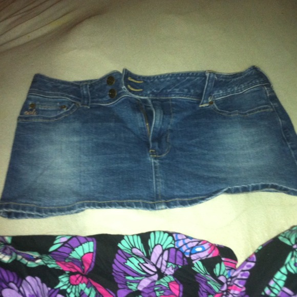 Hollister jean skirt!!!