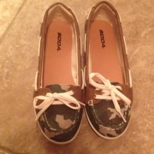 Camo Soda loafers