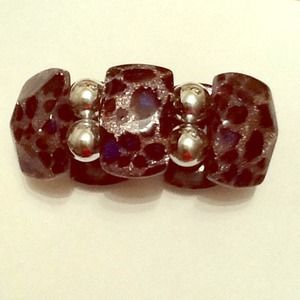 Leopard print bracelet