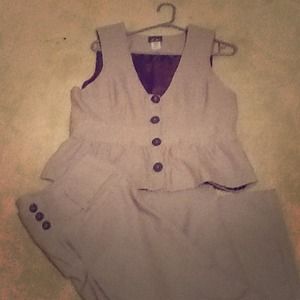 Blazer with Wide leg Pants