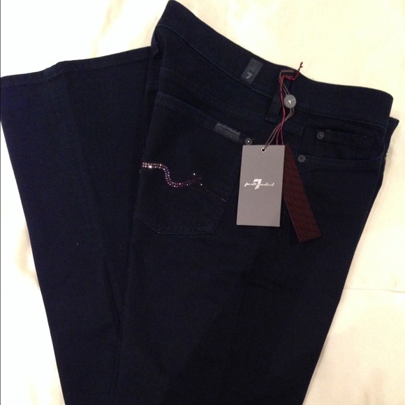 7 For All Mankind Boot Cut Jeans Size 27🌸 - Picture 6 of 6