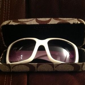 Authentic USED Coach sunglasses and case