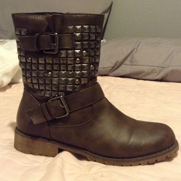 Studded boots
