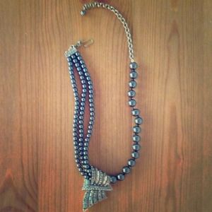 15" Heidi Daus Pearl and Swarovski Necklace