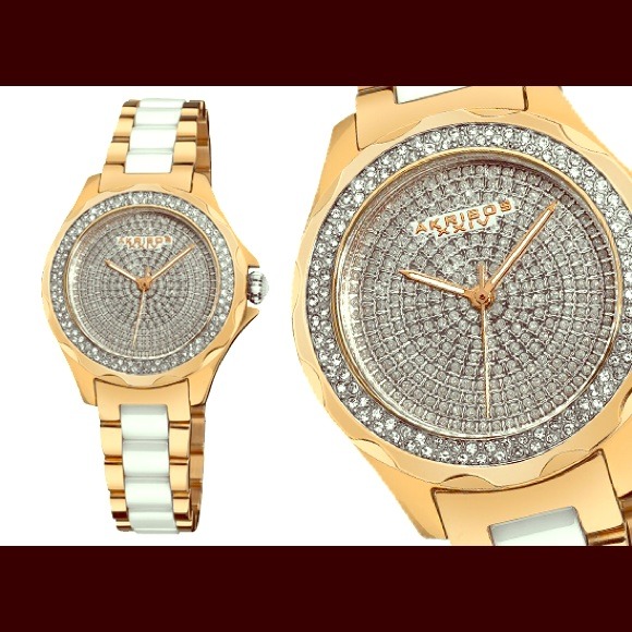 Akribos Diamond Watch