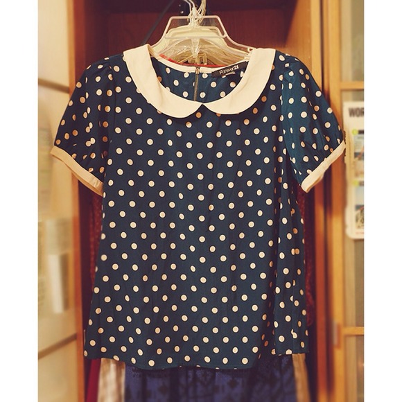 Forever21 Peter Pan Collar Top