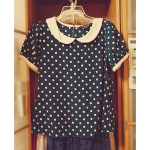 Forever21 Peter Pan Collar Top
