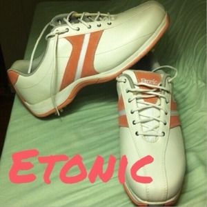 Women's Etonic Golf Shoes pink and white