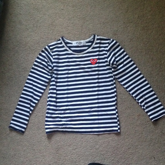 Comme des garçons PLAY long sleeved tee