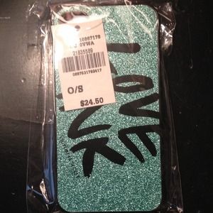Victorias Secret green and black iPhone 4/4s case