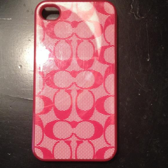 Coach Red IPhone 4/4s case