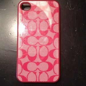 Coach Red IPhone 4/4s case