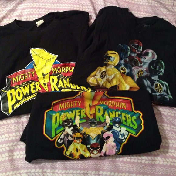 Mighty Morphin Power Rangers T-Shirt Bundle