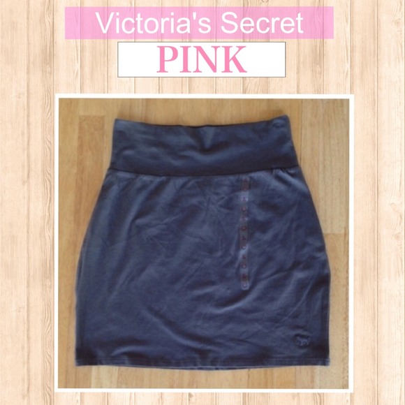 NWT Victoria's Secret Pink Grey Skirt