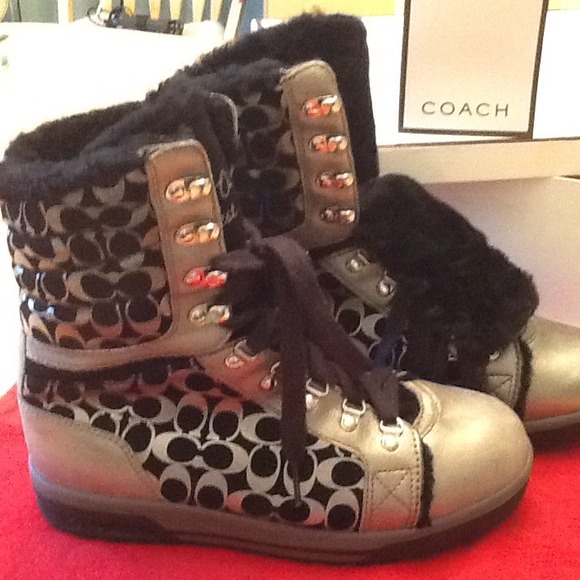 🎉 HOST PICK 🎉  SLVR/BLK BOOT W/ LINING - Picture 2 of 4