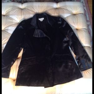 Dries Van Norton satin blazer jacket.