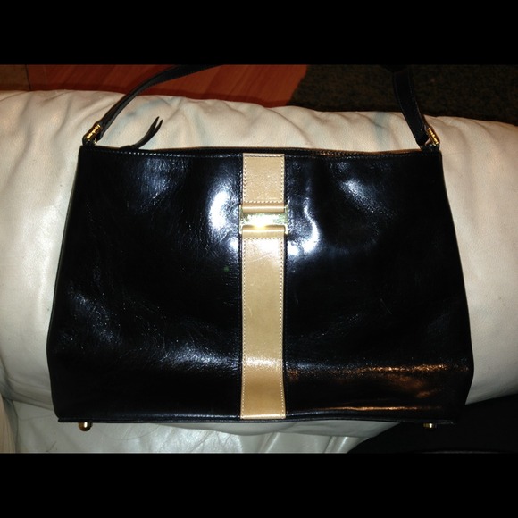 Authentic Kate Spade leather black shoulder purse