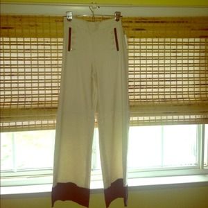 Beautiful sailor inspired high wasted pants!
