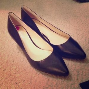 Nine West black heels!!