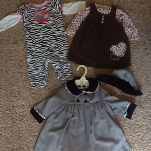 Bundle of baby clothes