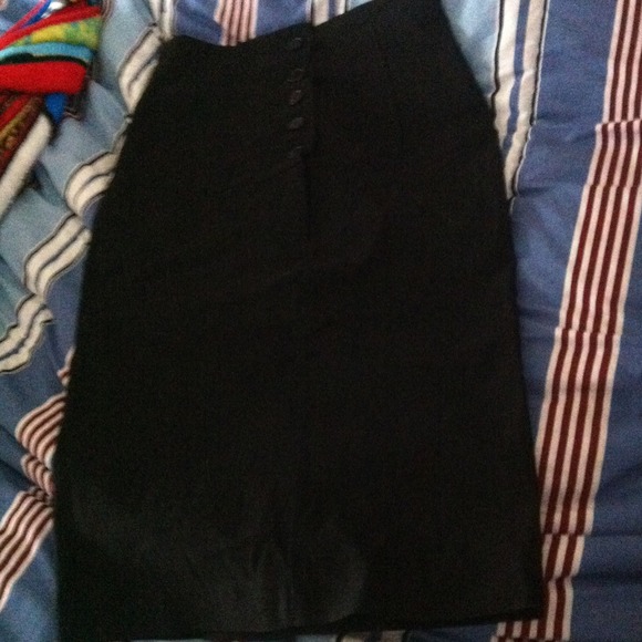 Black and white Pencil skirt