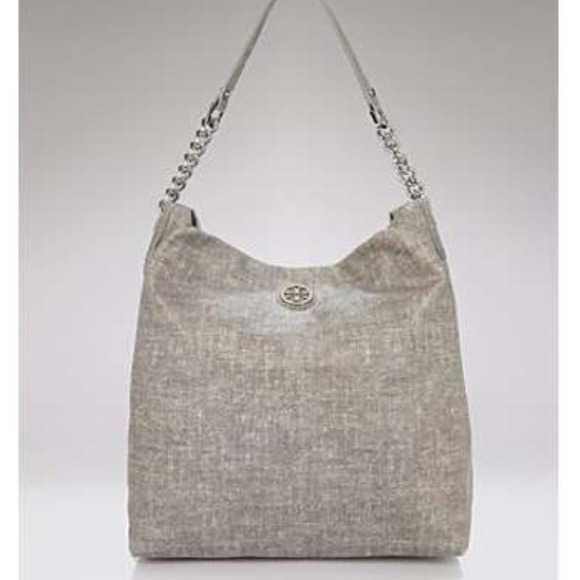 SOLD Tory Burch McLane Tweed Hobo Bag
