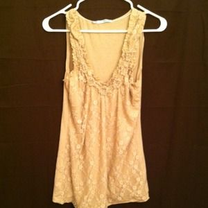 Lace tank top